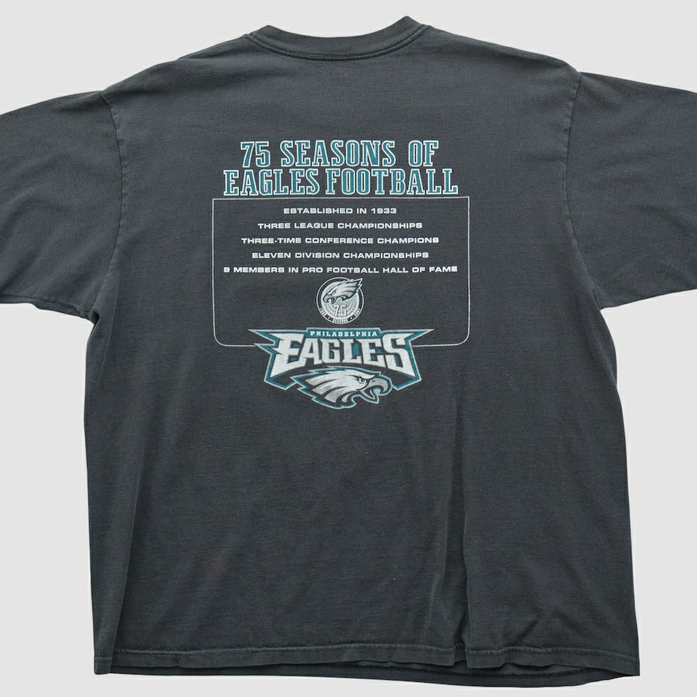 Philadelphia Eagles Reebok 2007 T-shirt - Black Vintage - Fanatics