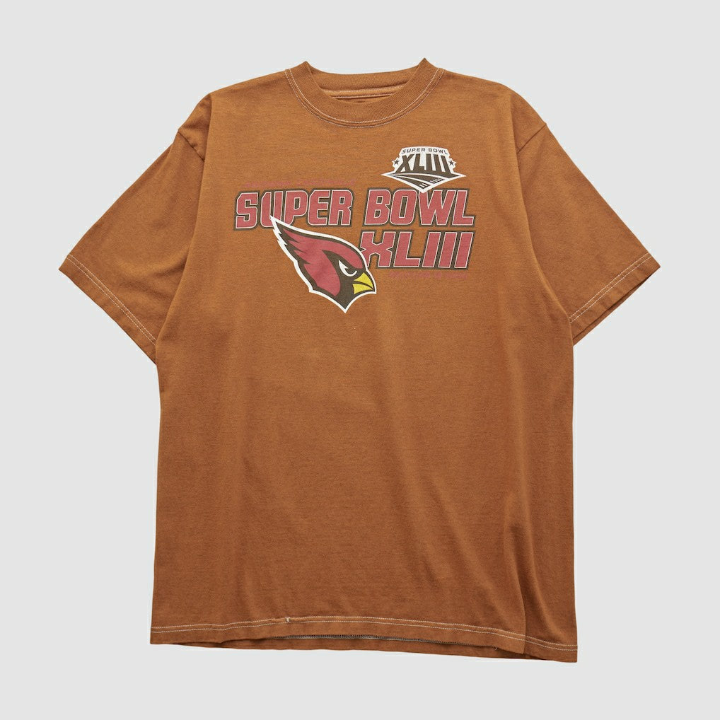 Super Bowl XLIII Reebok 2009 T-shirt - Clay Vintage - Fanatics