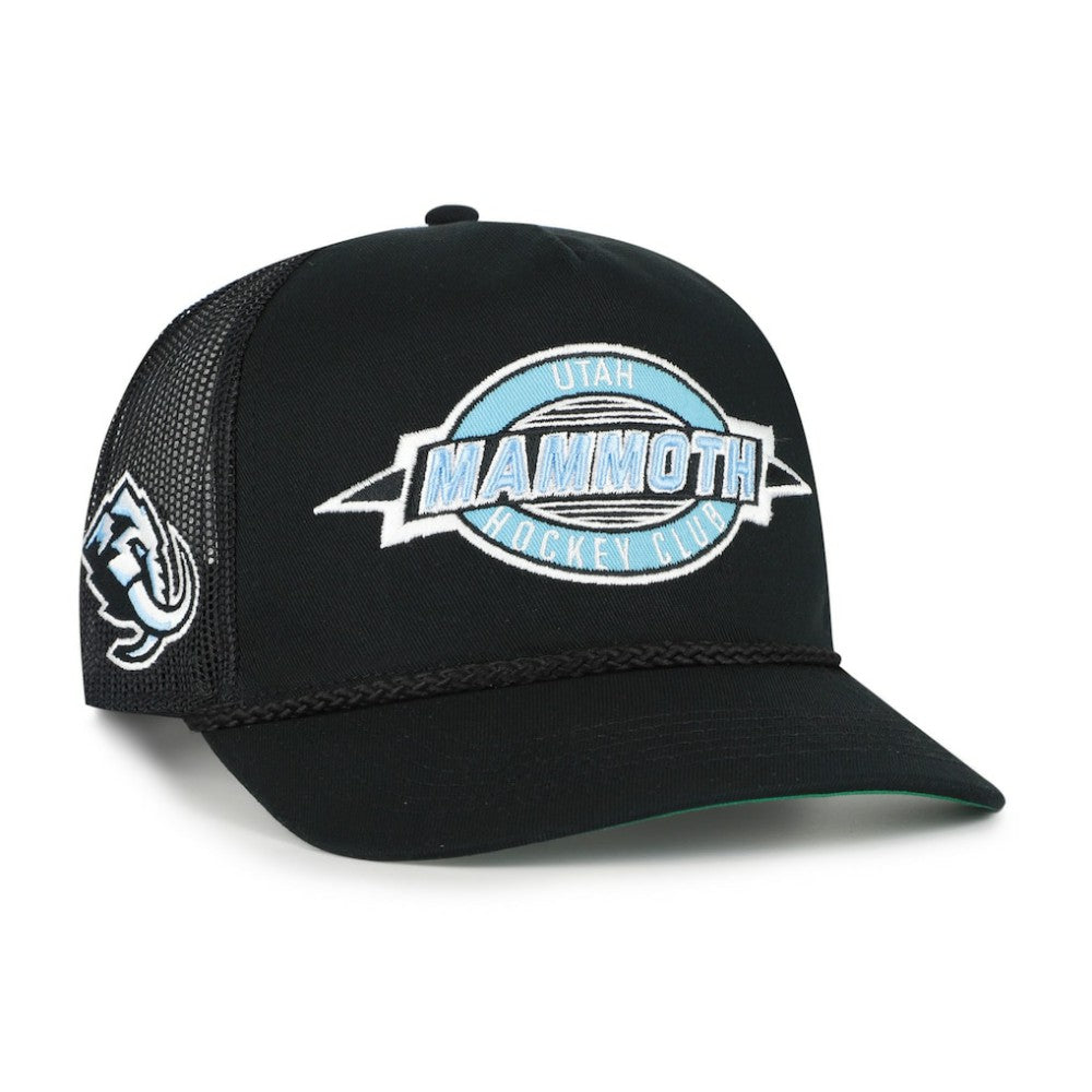 Utah Mammoth '47 Frame Out Mesh Rope Hitch Adjustable Hat - Black | 47 brand discount