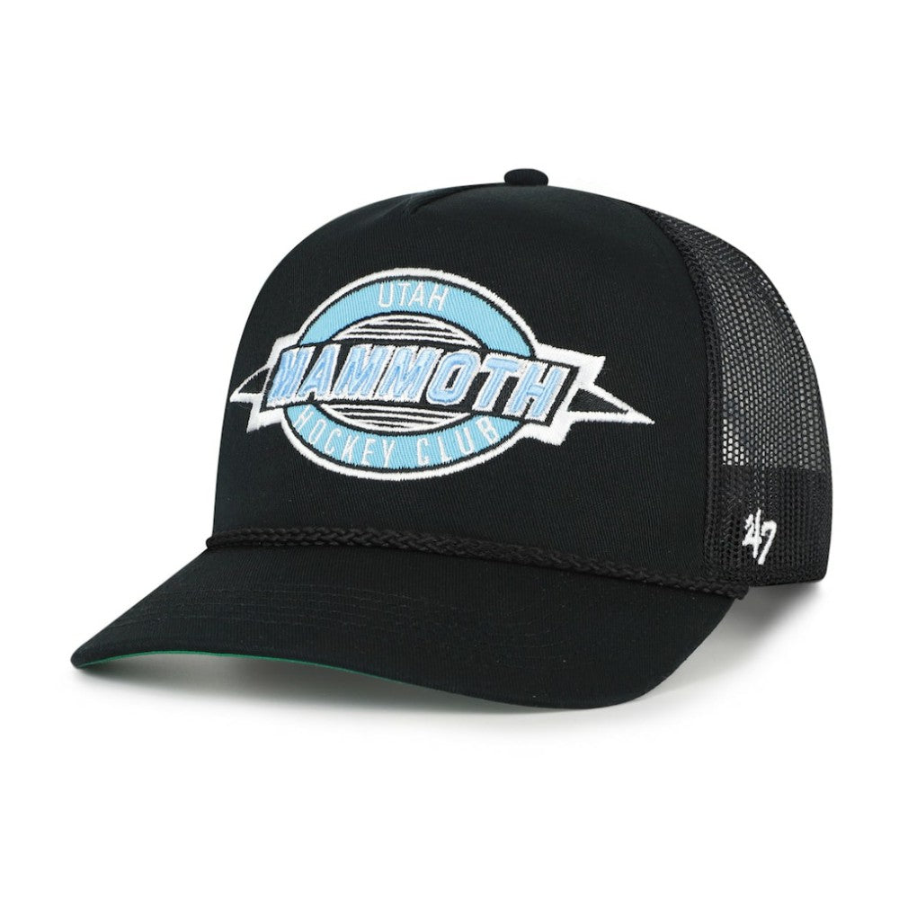 Utah Mammoth '47 Frame Out Mesh Rope Hitch Adjustable Hat - Black | 47 brand discount