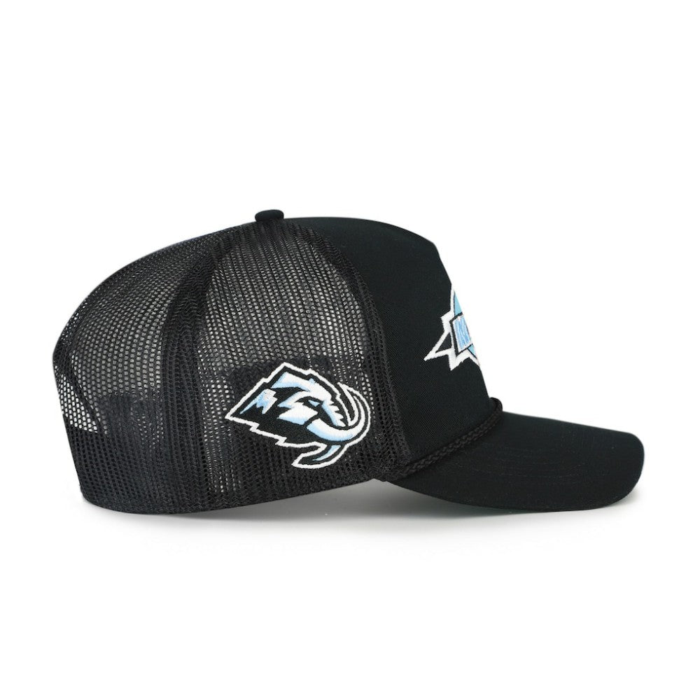 Utah Mammoth '47 Frame Out Mesh Rope Hitch Adjustable Hat - Black | 47 brand discount