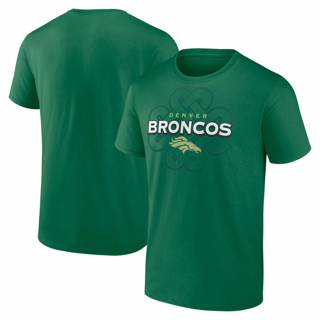 Denver Broncos Celtic Luck T-Shirt - Green - NFL