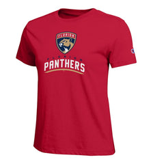Florida Panthers Champion Women's Wordmark Lockup T-Shirt - Red | NHL near me