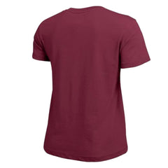 Colorado Avalanche Champion Women's Arch Mascot Logo T-Shirt - Burgundy | NHL Clearance
