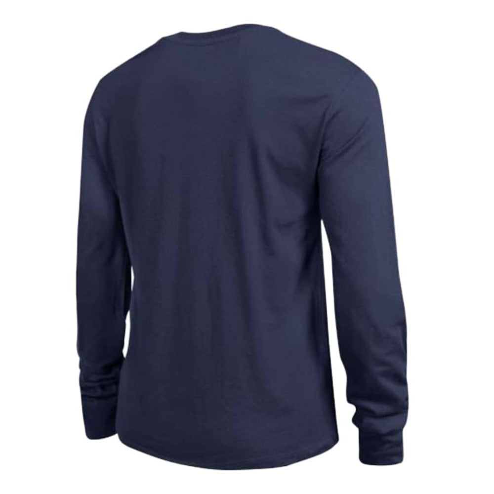 Nashville Predators Champion Women's Wordmark Lockup Long Sleeve T-Shirt - Navy | NHL near me