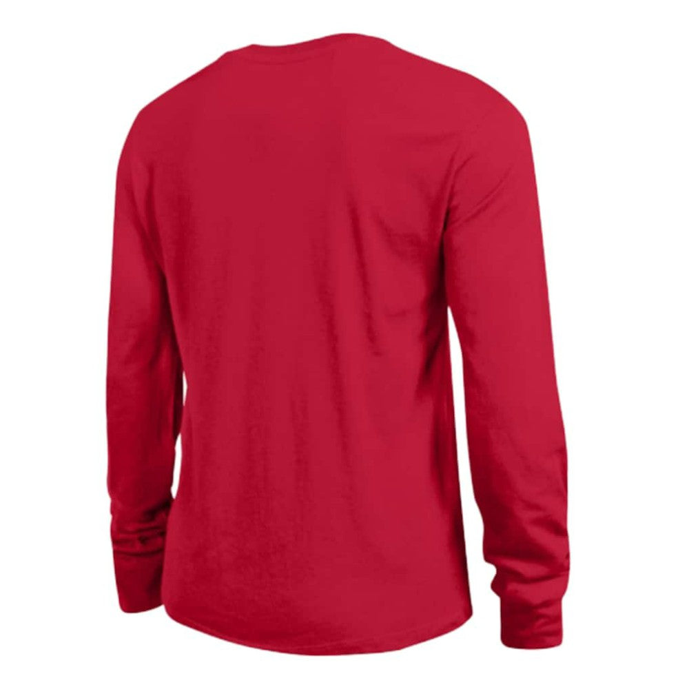 Florida Panthers Champion Women's Wordmark Lockup Long Sleeve T-Shirt - Red | NHL Clearance