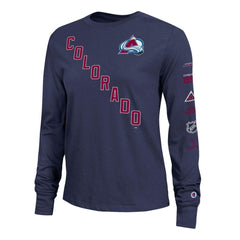 Colorado Avalanche Champion Women's 2-Hit Long Sleeve T-Shirt - Navy | NHL discount
