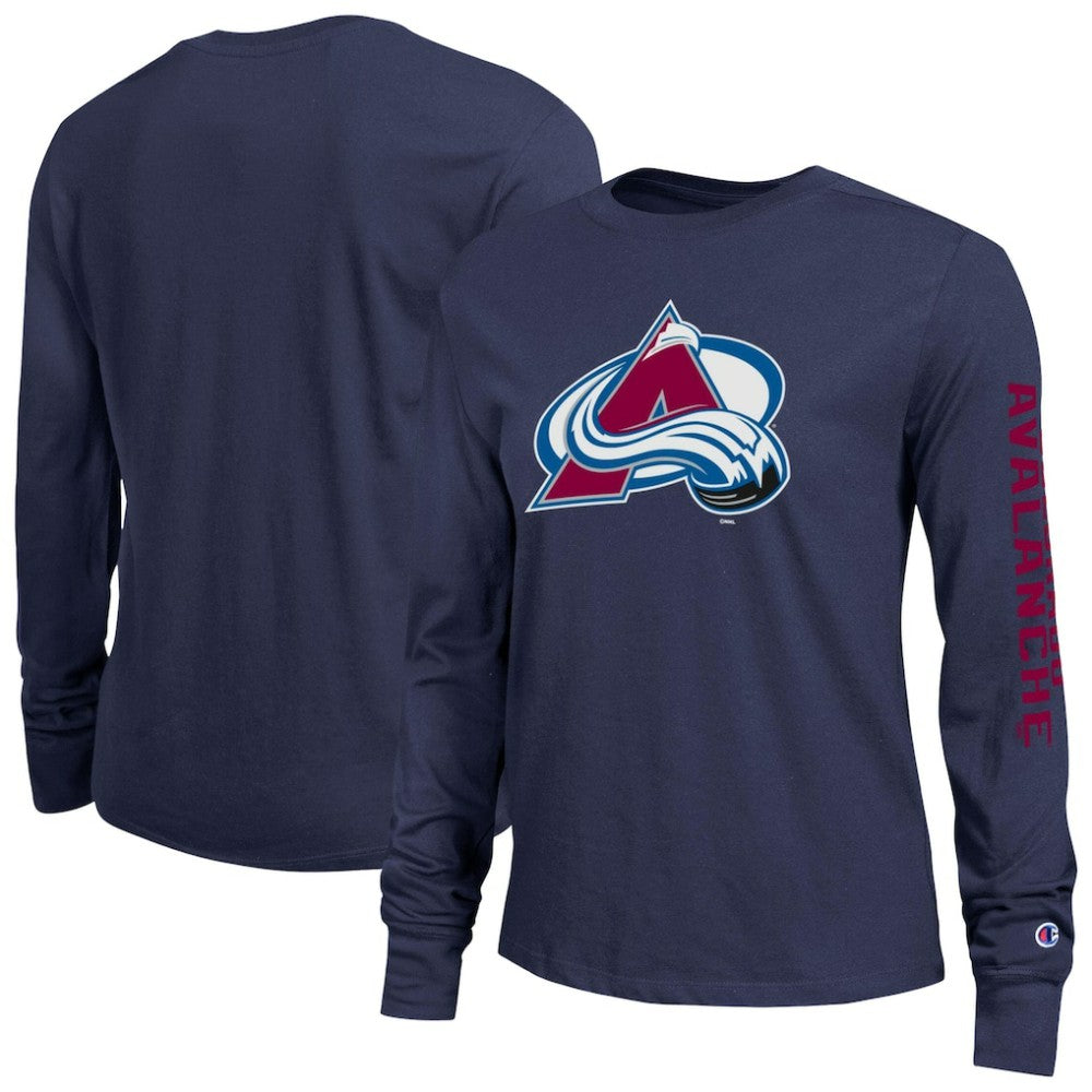 Colorado Avalanche Champion Women's 2-Hit Long Sleeve T-Shirt - Blue | NHL on sale