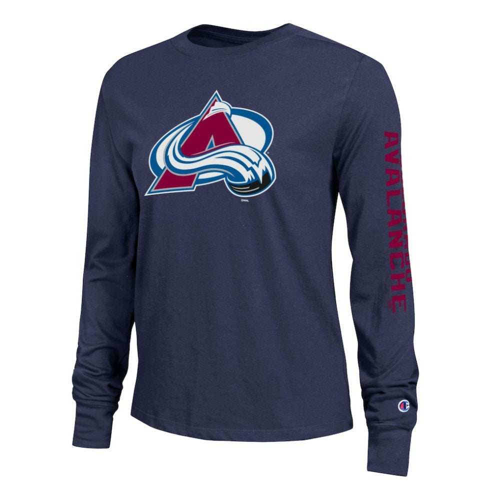 Colorado Avalanche Champion Women's 2-Hit Long Sleeve T-Shirt - Blue | NHL on sale