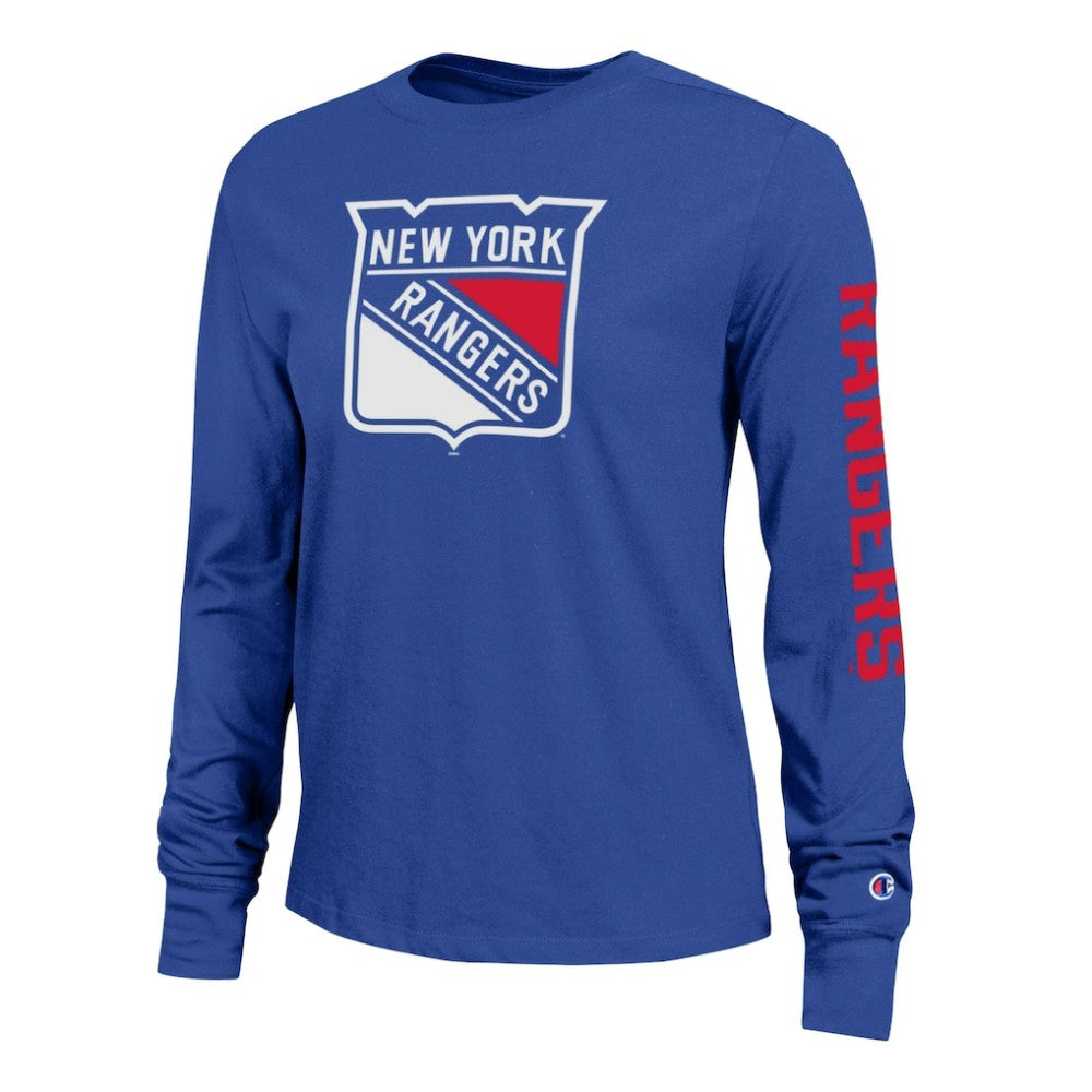 New York Rangers Champion Women's 2-Hit Long Sleeve T-Shirt - Royal | NHL near me