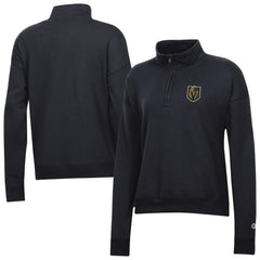 Vegas Golden Knights Champion Women's Powerblend Quarter-Zip Sweatshirt - Black | NHL online