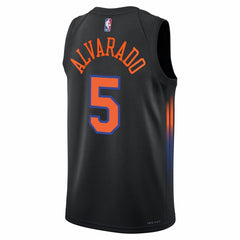 José Alvarado New York Knicks Jordan Brand Unisex Swingman Jersey Statement Edition Black
