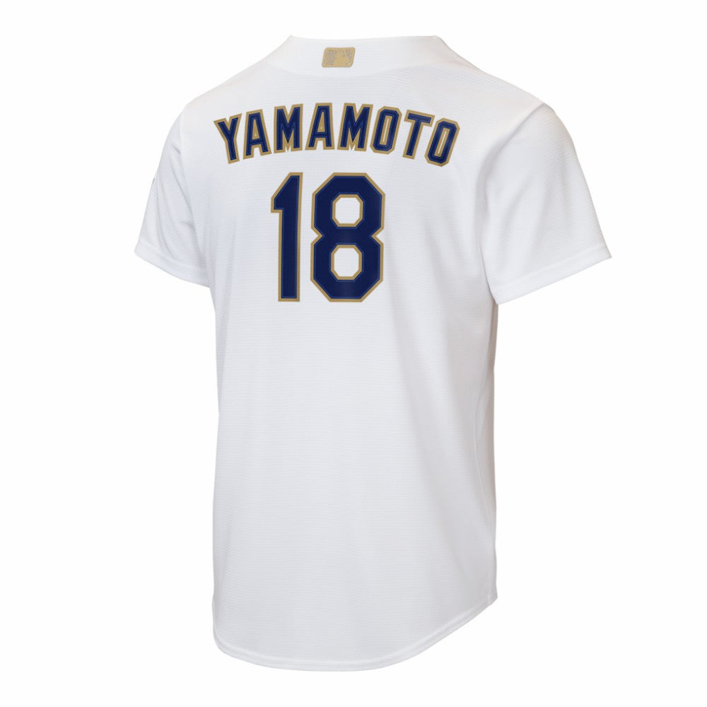 Yoshinobu Yamamoto Los Angeles Dodgers Nike Youth 2026 Gold Collection Home Replica Jersey Outlet