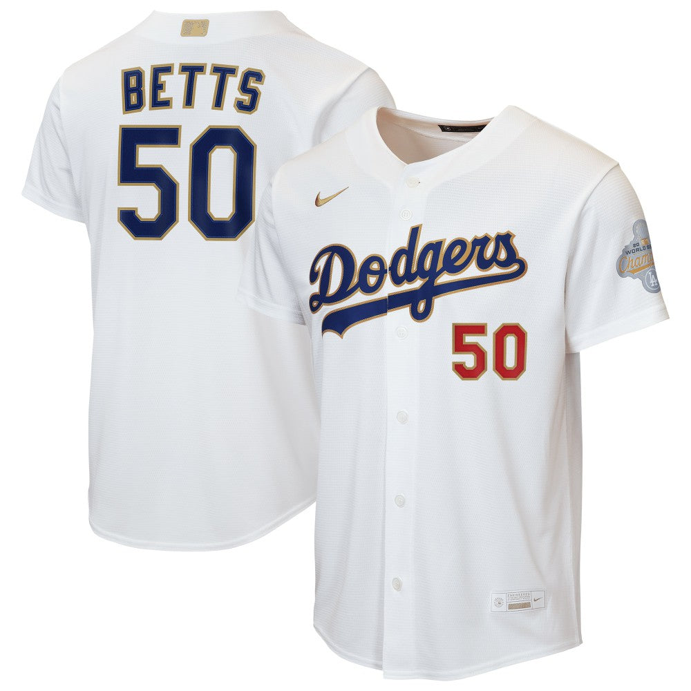 Mookie Betts Los Angeles Dodgers Nike Youth 2026 Gold Collection Home Replica Jersey for sale