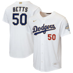 Mookie Betts Los Angeles Dodgers Nike Youth 2026 Gold Collection Home Replica Jersey for sale