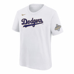 Mookie Betts Los Angeles Dodgers Nike Youth 2026 Gold Collection Name & Number T-Shirt Outlet