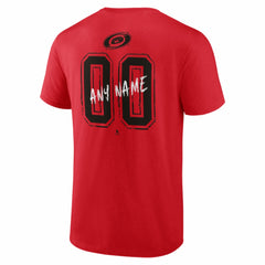 Carolina Hurricanes Big & Tall Hustle Personalized Name & Number T-Shirt - Red | NHL near me