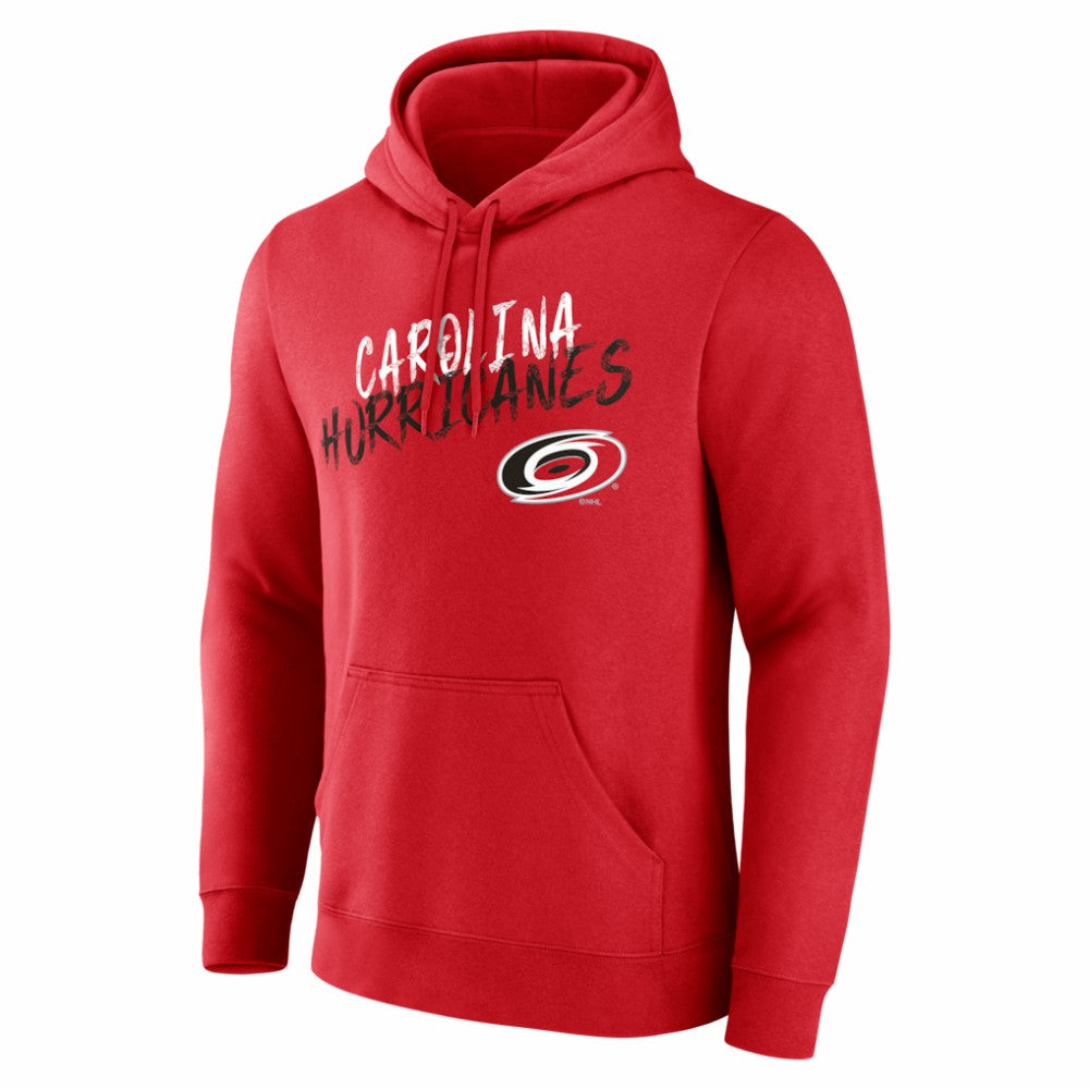 Carolina Hurricanes Hustle Personalized Name & Number Hoodie - Red | NHL Lifestyle
