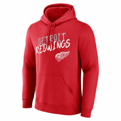 Detroit Red Wings Hustle Personalized Name & Number Hoodie - Red | NHL sale