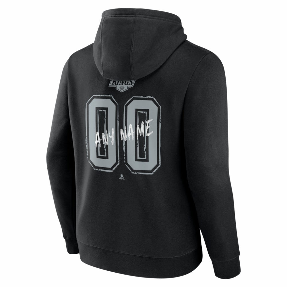 Los Angeles Kings Big & Tall Hustle Personalized Name & Number Hoodie - Black | NHL near me