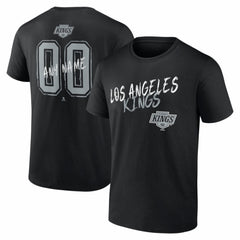 Los Angeles Kings Big & Tall Hustle Personalized Name & Number T-Shirt - Black | NHL on sale