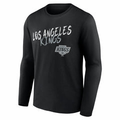 Los Angeles Kings Hustle Personalized Name & Number Long Sleeve T-Shirt - Black | NHL near me