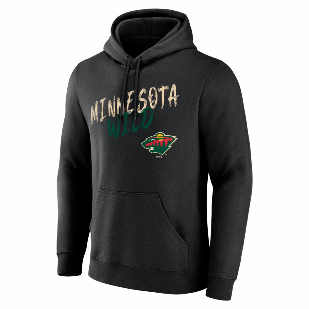 Minnesota Wild Big & Tall Hustle Personalized Name & Number Hoodie - Black | NHL sale