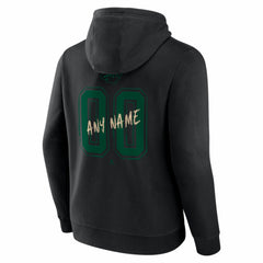 Minnesota Wild Big & Tall Hustle Personalized Name & Number Hoodie - Black | NHL sale