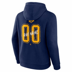 Nashville Predators Hustle Personalized Name & Number Hoodie - Navy | NHL Clearance