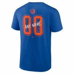 New York Islanders Big & Tall Hustle Personalized Name & Number T-Shirt - Royal | NHL on sale