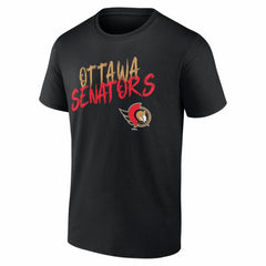 Ottawa Senators Big & Tall Hustle Personalized Name & Number T-Shirt - Black | NHL on sale