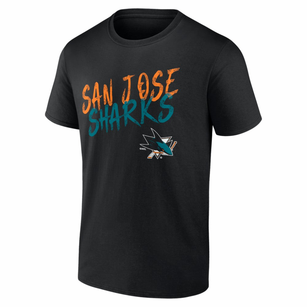 San Jose Sharks Big & Tall Hustle Personalized Name & Number T-Shirt - Black | NHL discount