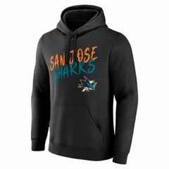 San Jose Sharks Hustle Personalized Name & Number Hoodie - Black | NHL discount