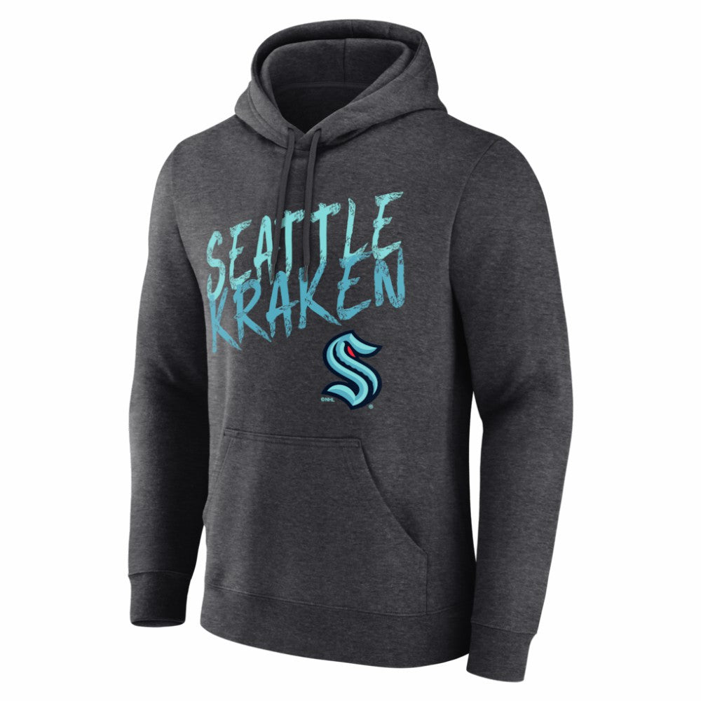 Seattle Kraken Hustle Personalized Name & Number Hoodie - Charcoal | NHL discount