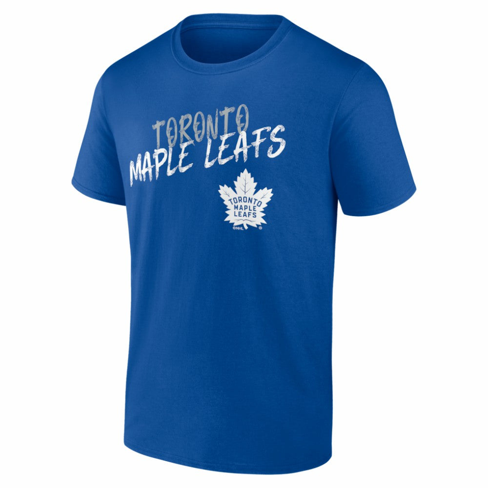 Toronto Maple Leafs Big & Tall Hustle Personalized Name & Number T-Shirt - Blue | NHL Clearance