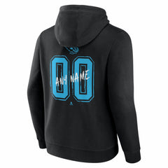 Utah Mammoth Hustle Personalized Name & Number Hoodie - Black | NHL on sale