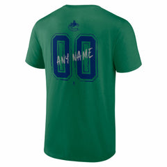 Vancouver Canucks Hustle Personalized Name & Number T-Shirt - Green | NHL discount
