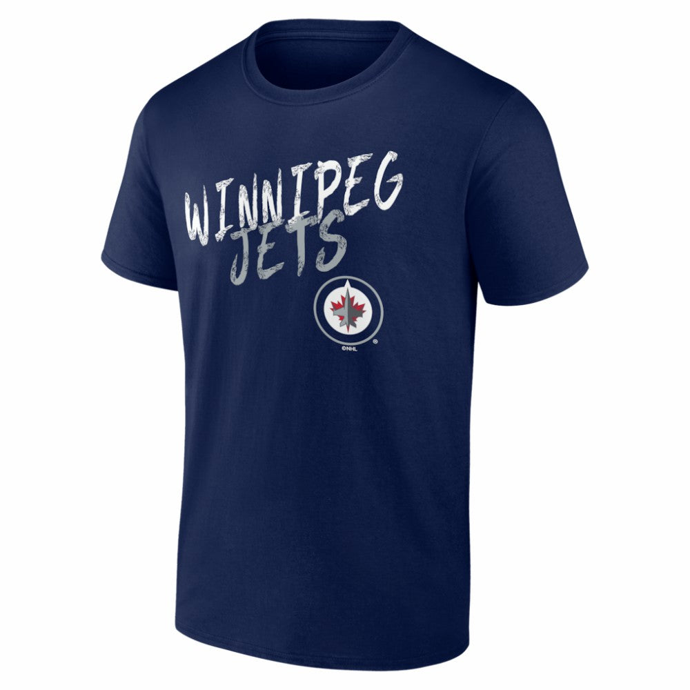 Winnipeg Jets Hustle Personalized Name & Number T-Shirt - Navy | NHL sale
