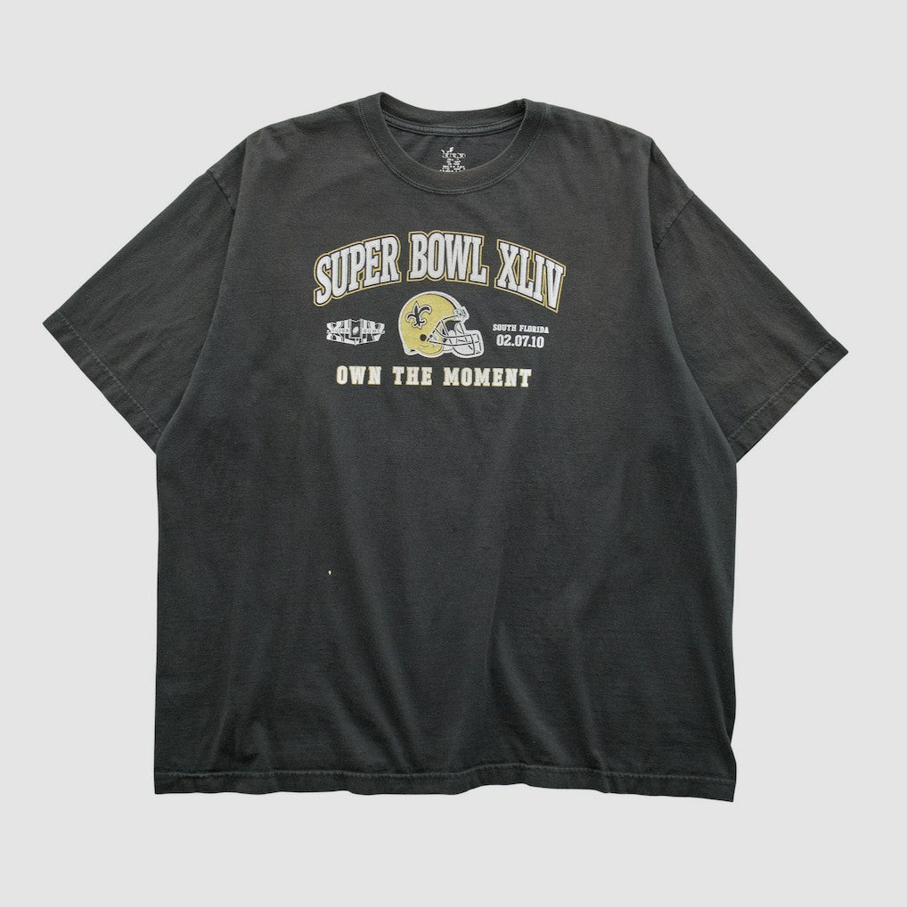 New Orleans Saints 2010 T-shirt - Black Vintage - Fanatics