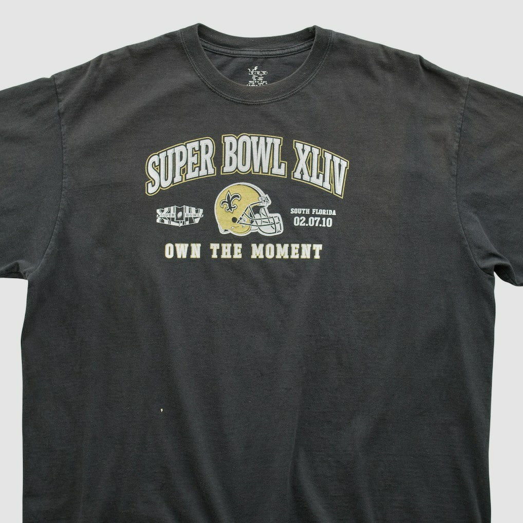 New Orleans Saints 2010 T-shirt - Black Vintage - Fanatics