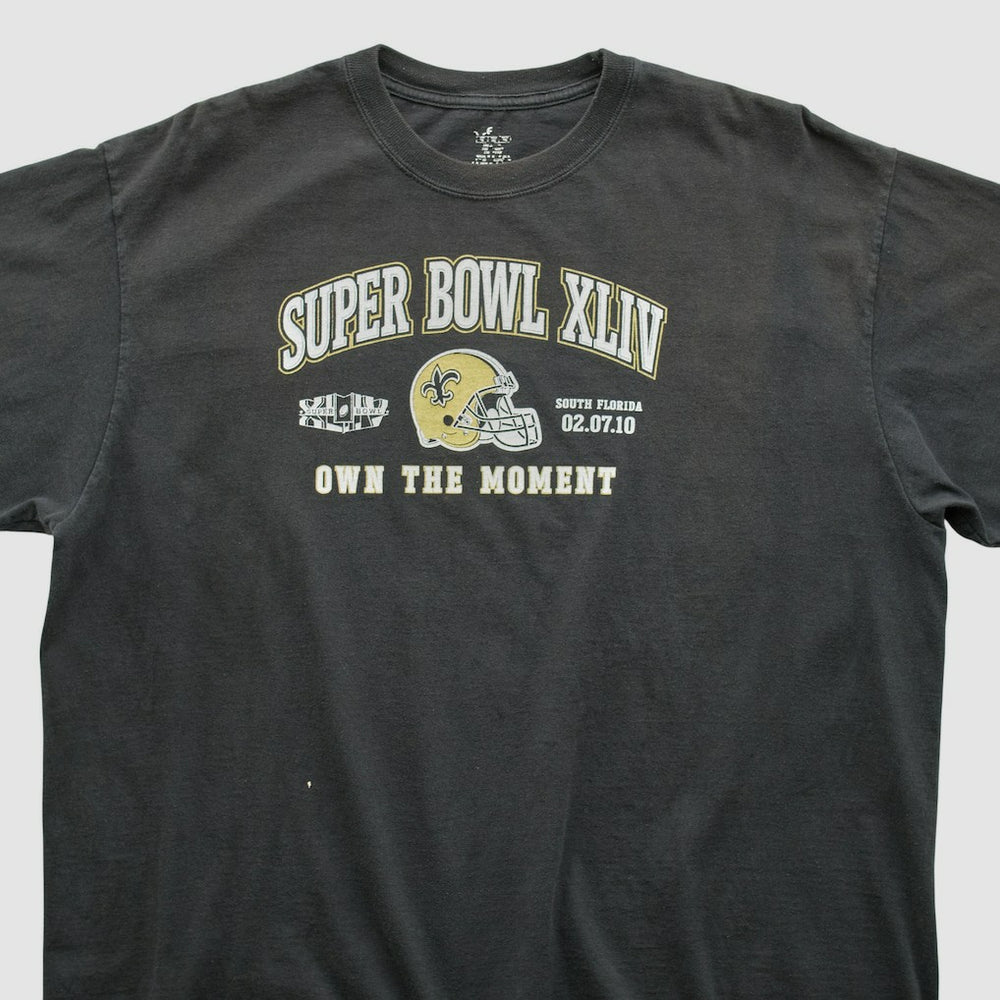 New Orleans Saints 2010 T-shirt - Black Vintage - Fanatics