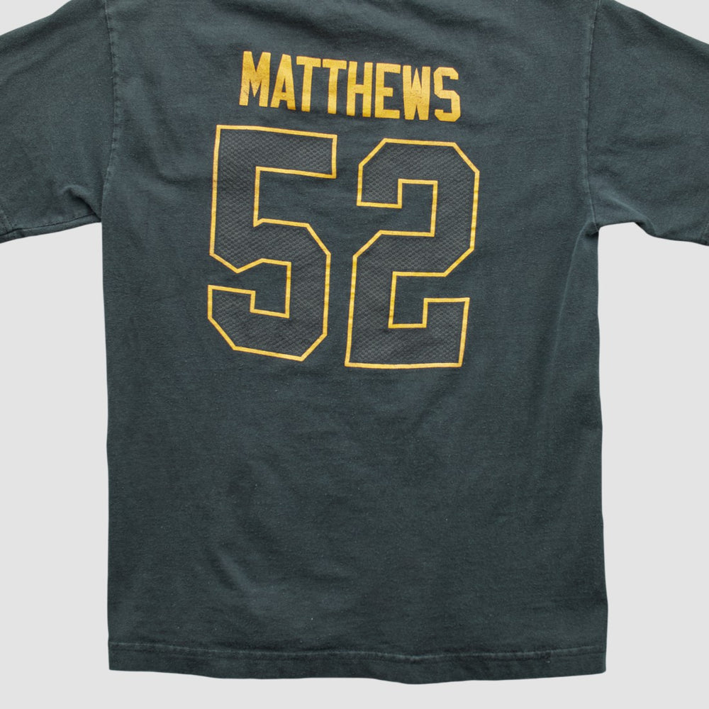Green Bay Packers Reebok 2000s T-shirt - Black Vintage - Fanatics