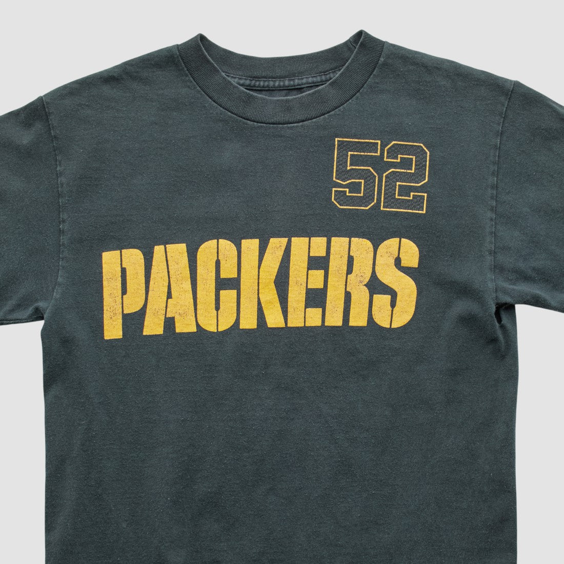 Green Bay Packers Reebok 2000s T-shirt - Black Vintage - Fanatics