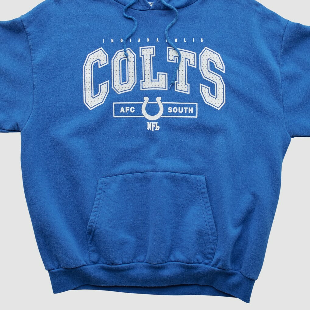 Indianapolis Colts NFL Hooded Pullover Sweatshirt - Blue Vintage - Fanatics