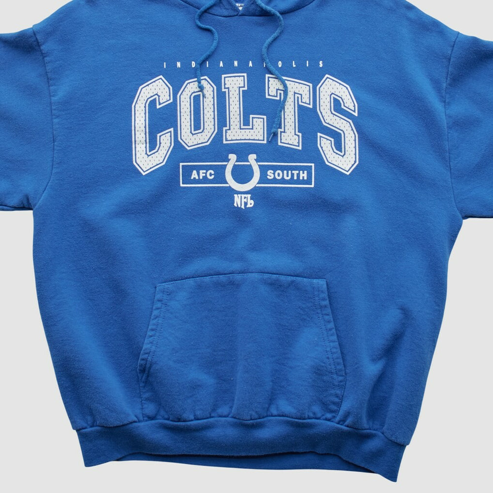 Indianapolis Colts NFL Hooded Pullover Sweatshirt - Blue Vintage - Fanatics