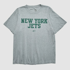 New York Jets Reebok 2000s T-shirt - Heather Gray Vintage - Fanatics