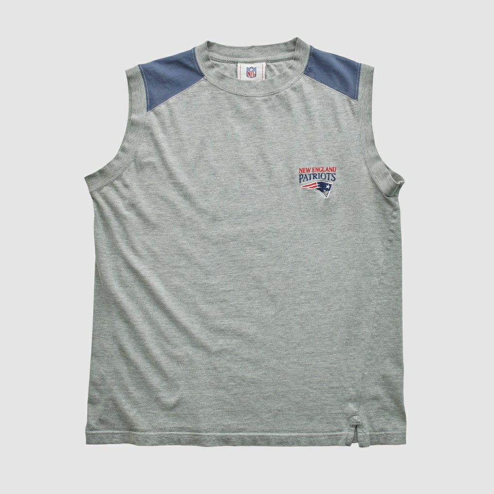 New England Patriots NFL Tank - Heather Gray Vintage - Fanatics