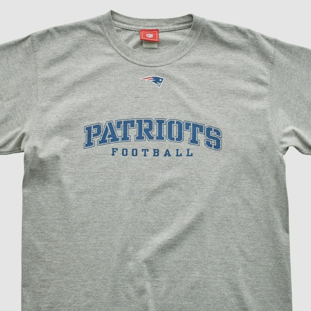 New England Patriots NFL 2000s T-shirt - Heather Gray Vintage - Fanatics