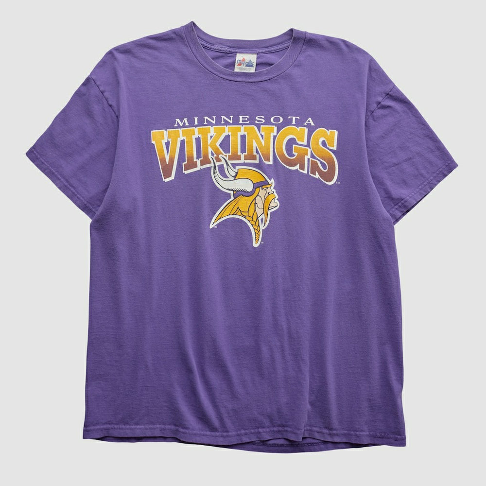 Minnesota Vikings Majestic 2000s T-shirt - Purple Vintage - Fanatics