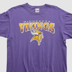 Minnesota Vikings Majestic 2000s T-shirt - Purple Vintage - Fanatics